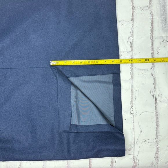 Pendleton Virgin Wool Pencil Skirt Size 12 Navy Blue Academia Office Career - Picture 8 of 9